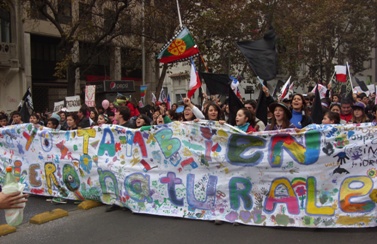 Manifestacin contra las represas en la Patagonia, Santiago 28 de Mayo, 2011.