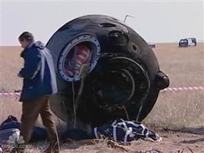 As qued la Soyuz TMA-11 que trajo a los tripulantes de la Exp. 16.