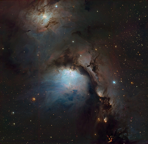 La nebulosa M 78, de Orión, a 1.600 años luz de distancia. ESO.