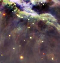 Imagen del Trapezium de la Nebulosa de Orión