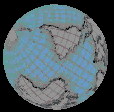 La Tierra gira, desde el hemisferio sur vemos que el Polo Sur est arriba. Crdito: Ral Riesco