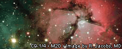 Imagen tomada con un telescopio CGE  91/4, por R. Jacobs.