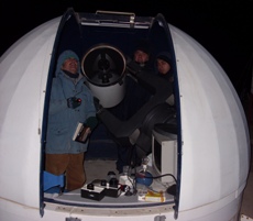 Cpula del telescopio de 40 cm. Imagen: Jorge Ianiszewski, 21 Junio, 2009.